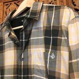 Volcom Plaid Button Down